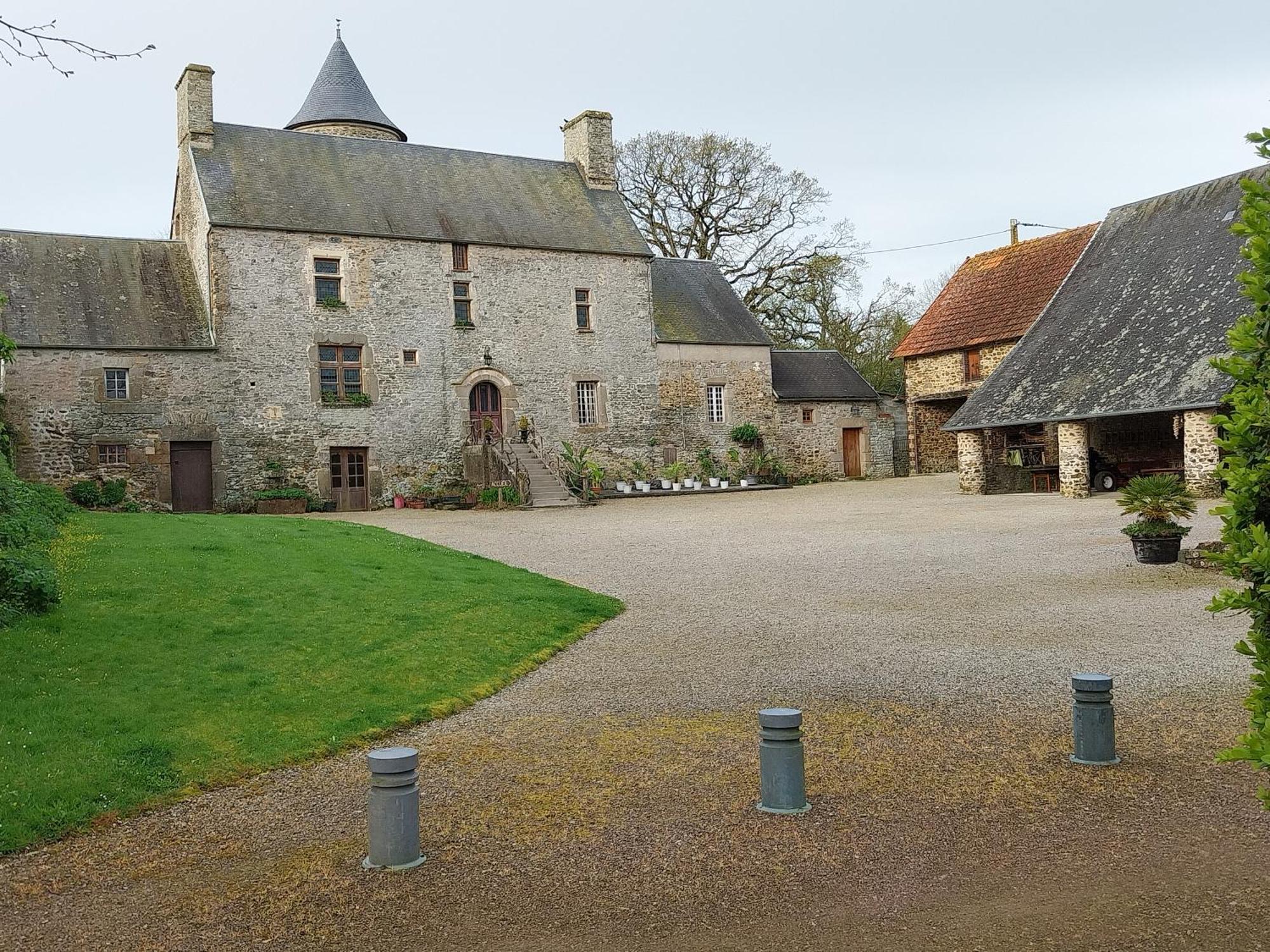 Manoir De La Foulerie Bed & Breakfast Ancteville Exterior foto